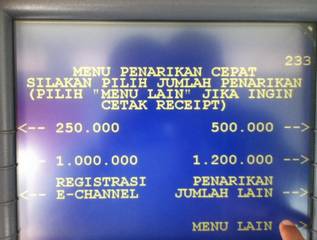 3. Pilih Menu Lain