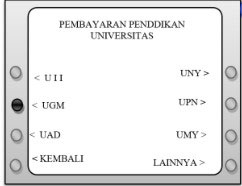 4. Cari nama universitas UGM