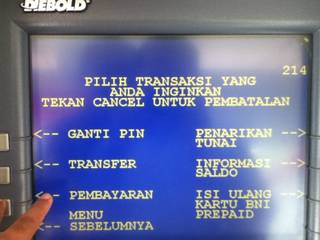 4. Kemudian pilih menu Pembayaran