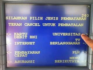 6. Pilih jenis pembayaran Universitas