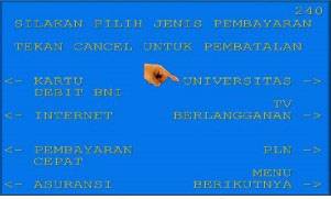 7. Pilihlah pilihan menu Universitas di pojok kanan atas layar Anda