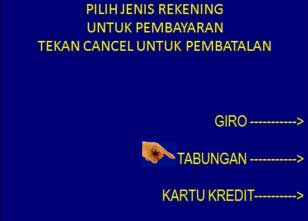 8. Lalu pilih Tabungan