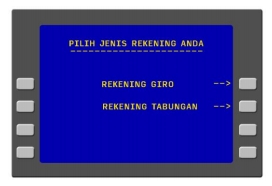8. Lalu pilih rekening yang akan digunakan.