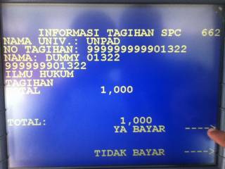 9. Jika data sudah benar maka tekan Ya Benar