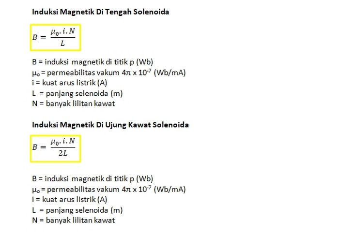 Rumus Induksi Magnetik 2