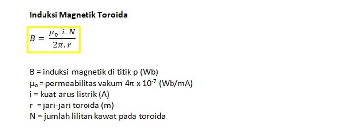 Rumus Induksi Magnetik 3