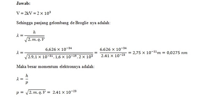 Jawaban Soal Efek Compton 2