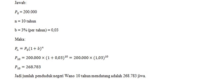 Jawaban Soal Pertumbuhan 1