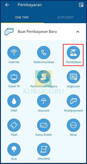 3. Pilih Menu Pendidikan