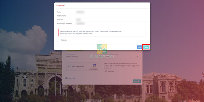 4.Lakukan Pengecekan Data Akun