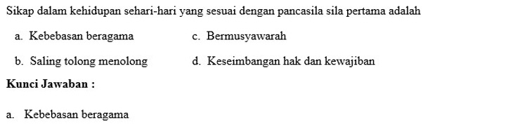 Contoh Soal PTS 1