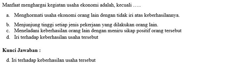 Contoh Soal PTS 7