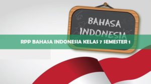RPP Bahasa Indonesia Kelas 7 Semester 1