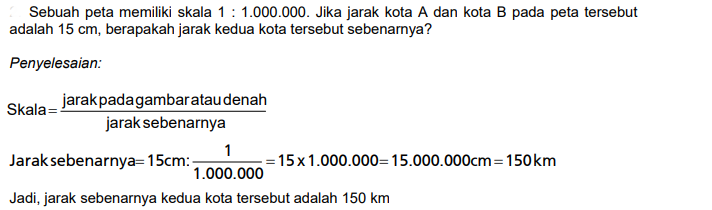 Contoh Soal Skala Kelas 5 2