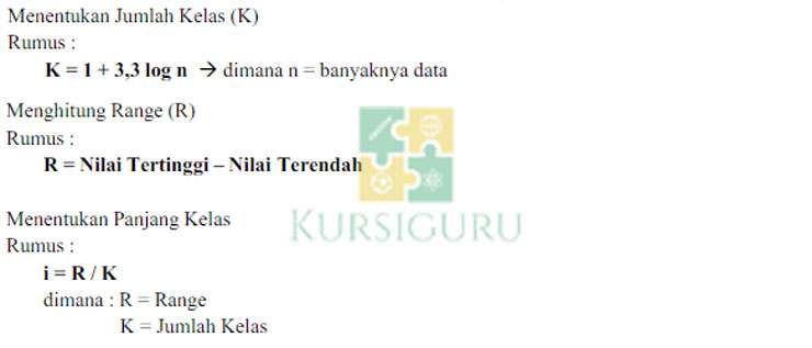 Rumus Soal Distribusi Frekuensi 1