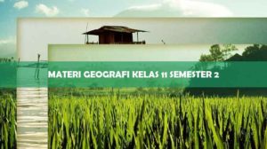 Materi Geografi Kelas 11 Semester 2