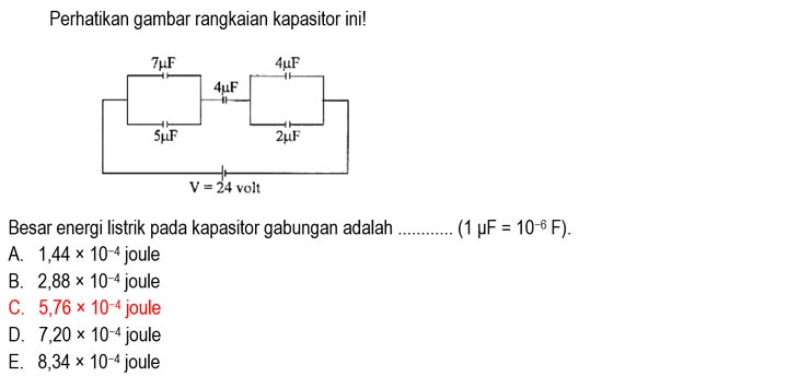Contoh Soal Ujian Sekolah Fisika Kelas 12 10