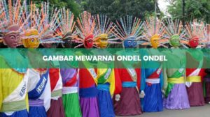 Gambar Mewarnai Ondel Ondel