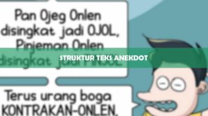 struktur teks anekdot