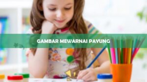 Gambar Mewarnai Payung