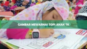 Gambar Mewarnai Topi Anak TK