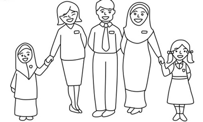 Kumpulan Gambar Mewarnai Tema Hari Guru Untuk Anak SD