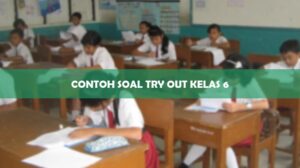 Contoh Soal Try Out Kelas 6