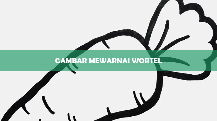 Gambar Mewarnai Wortel