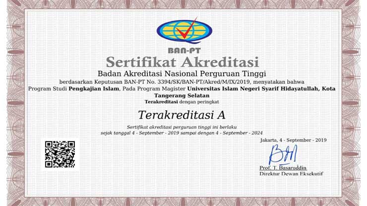 Jurusan UIN Jakarta dan Akreditasi nya