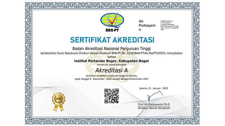 Peringkat Akreditasi IPB