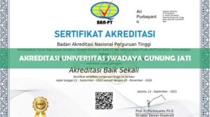 Akreditasi Universitas Swadaya Gunung Jati