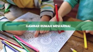 gambar rumah mewarnai