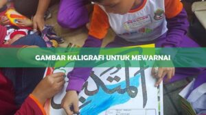 Gambar Kaligrafi Untuk Mewarnai